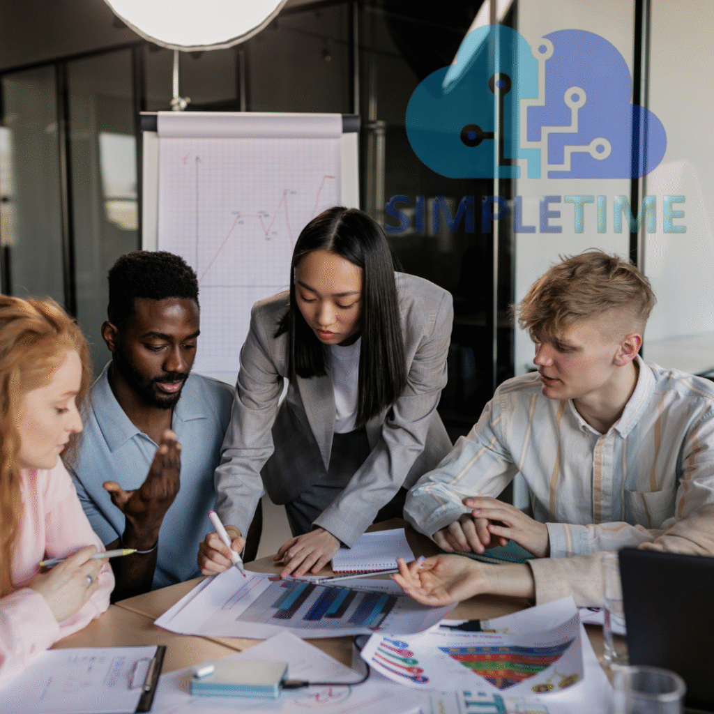SimpleTime Cloud Based Time and Attendance Software Ideal for small teams up to 5 employees
